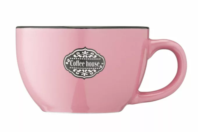 Чашка ARDESTO Floerino, 480мл, кераміка, рожевий