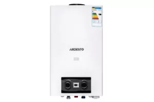 Газовая колонка Ardesto X2, 10 л/мин., 20 кВт, розжиг от батареек, дисплей, белый