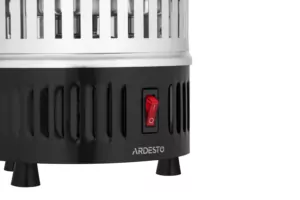 Ardesto vertical electric grill 900W, 5 skewers, rotation 360°, U-shaped heaters, alum. casing, inox