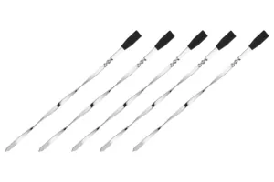 Ardesto vertical electric grill 900W, 5 skewers, rotation 360°, U-shaped heaters, alum. casing, inox