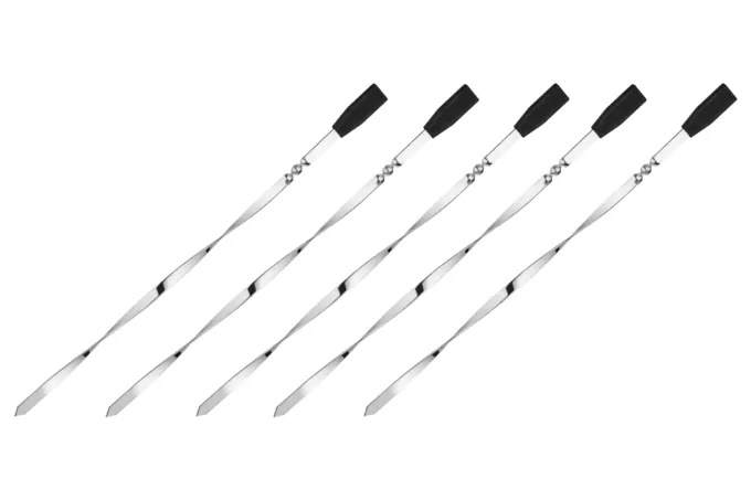 Ardesto vertical electric grill 900W, 5 skewers, rotation 360°, U-shaped heaters, alum. casing, inox