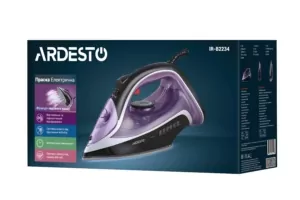 Утюг Ardesto IR-B2234, 2400Вт, 350мл, паровой удар-120гр, керам. подошва, феолетово-чёрный