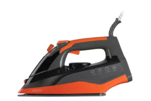 Утюг Ardesto IR-C2233-GR, 2200Вт, 340мл, паровой удар, керам. подошва, чёрно-помаранчевий
