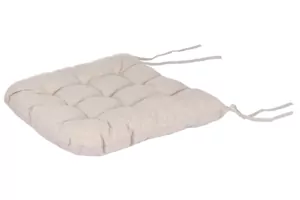 Подушка для стула Ardesto Oliver, 40х40см, 100% хлопок, нап-ль: 50% холоф, 50% пп, бежевый