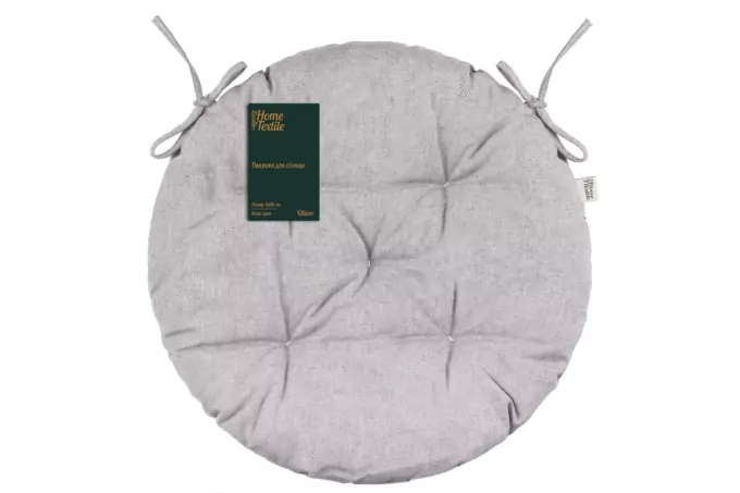 Ardesto Sitpad Oliver, 40cm, 100% cotton, filling: 50% holofiber, 50% pp, gray