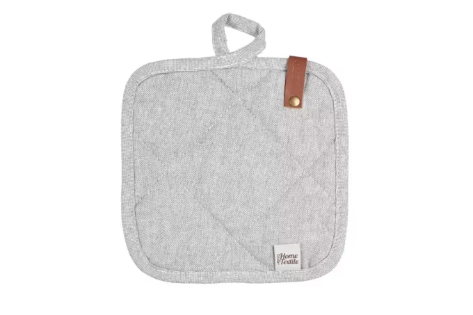 Ardesto Potholder Oliver, 20x20cm, 100% cotton, filling: batting, gray