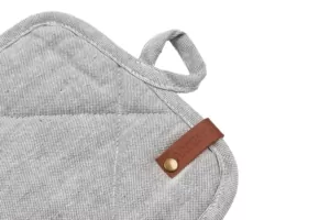 Ardesto Potholder Oliver, 20x20cm, 100% cotton, filling: batting, gray