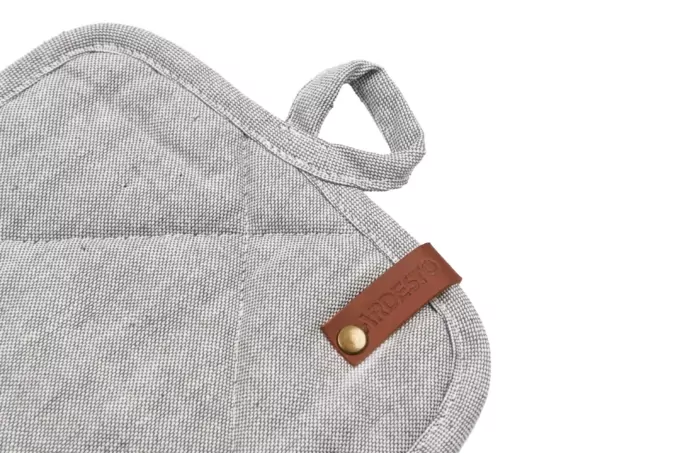 Ardesto Potholder Oliver, 20x20cm, 100% cotton, filling: batting, gray