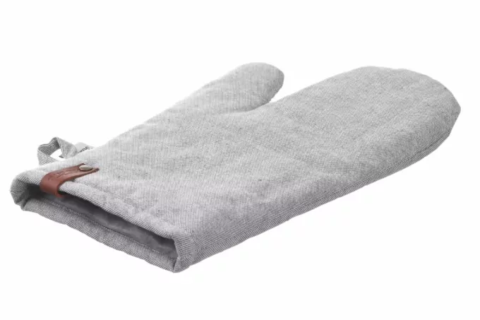 Ardesto Oven mitten Oliver, 18х30cm, 100% cotton, filling: batting, gray