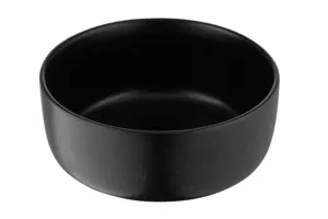 Ardesto Bowl  Trento, 16cm, ceramics, black
