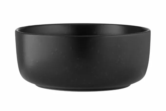 Ardesto Bowl  Trento, 16cm, ceramics, black