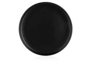 Ardesto Dessert plate  Trento, 20.5cm, ceramics, black