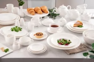 Тарілка пиріжкова Ardesto Imola, 16см, порцеляна, білий