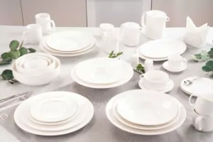 Ardesto Plate Prato, 25х17.5сm, porcelain, oval, white