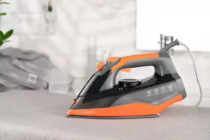 Утюг Ardesto IR-C2233-GR, 2200Вт, 340мл, паровой удар, керам. подошва, чёрно-помаранчевий