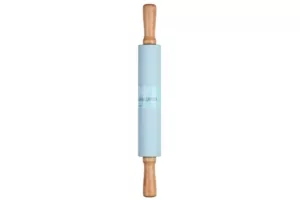 Ardesto Rolling pin Tasty baking, 43.5cm, silicone, wood, blue