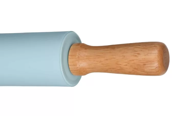 Ardesto Rolling pin Tasty baking, 43.5cm, silicone, wood, blue
