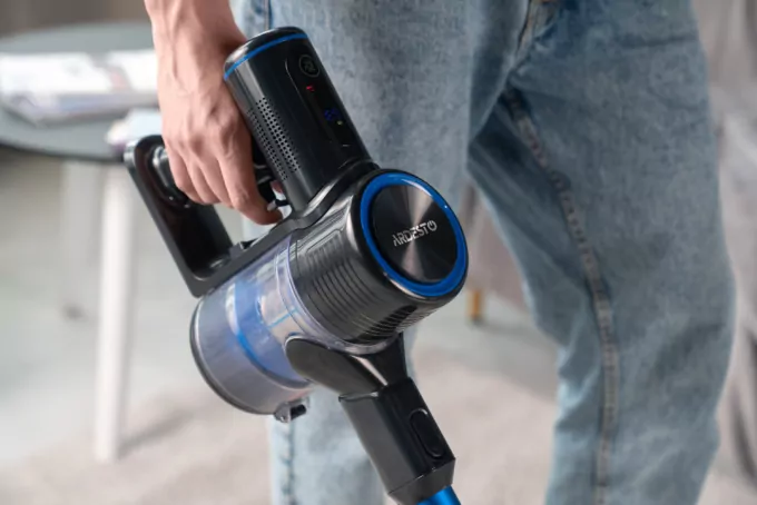 Ardesto cordless VC, 32W, dust cont -0.6L, battery operation up to 60min, HEPA, black with blue