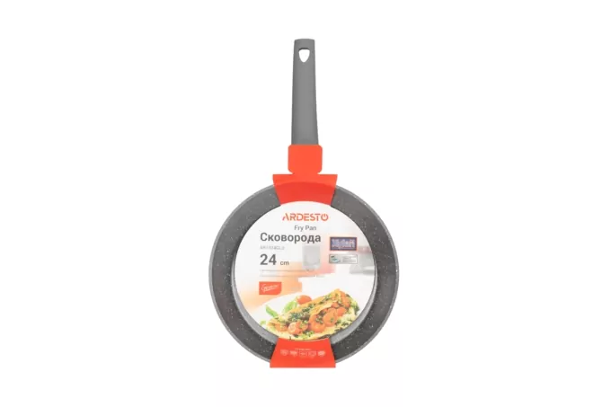 Сковорода ARDESTO Gemini Molise, 24см, алюміній, сірий