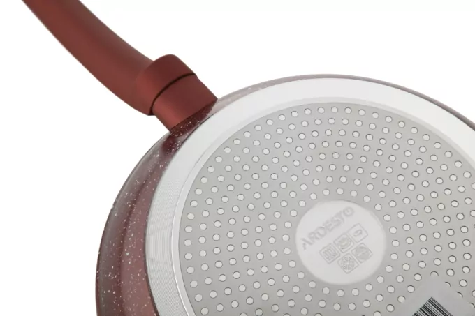 Ardesto Fry pan Gemini Molise, 24cm, aluminium, red