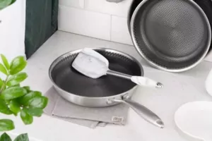 Ardesto Fry pan Black Mars Avior, 24cm, Triply stainless steel