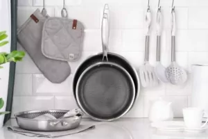 Ardesto Fry pan Black Mars Avior, 28cm, Triply stainless steel