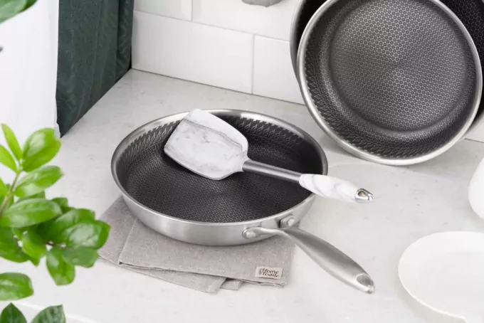 Ardesto Fry pan Black Mars Avior, 28cm, Triply stainless steel
