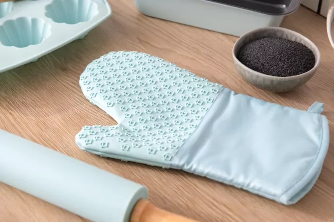 Ardesto Glove Tasty Baking, 35х19cm, silicone, cotton, blue