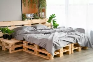 Простынь на резинке Ardesto Mix&Match, 90х200+30см, 100% хлопок, сатин, серый