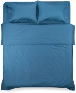 Простирадло на резинці ARDESTO Mix&Match, 160х200+30см, 100% бавовна, сатин, синій