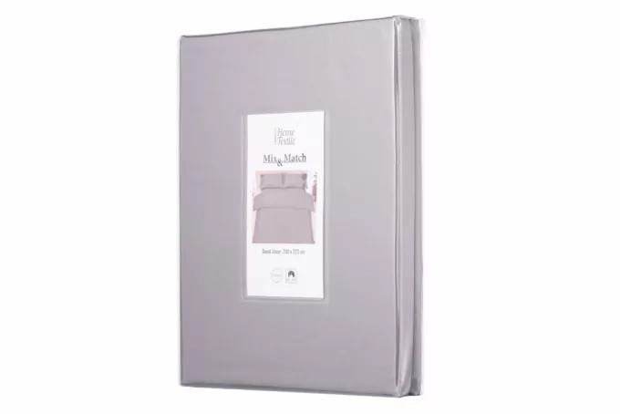 Підковдра ARDESTO Mix&Match, 160х220см, 100% бавовна, сатин, сірий