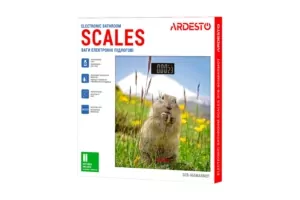 Весы Ardesto напольные Marmot, 150кг, AAAx2 в компл, стекло, многоцветные