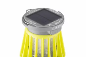 Светильник антимоскитный Ardesto, 5 Вт, авт.работа 20 ч, 6000-6500К, солнечная батарея, аккум. 1200 мА•ч, USB-C > USB-A, серо-зелёный