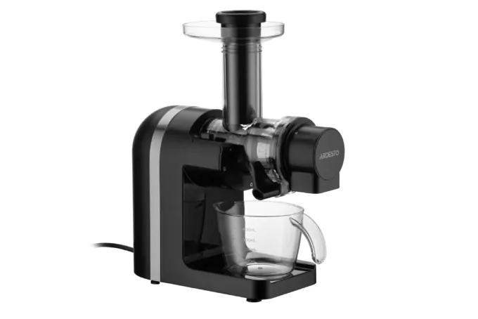 Ardesto auger juicer, 200W, bowl-0.6L, cake-0.7L, plastic/iron, black-silver