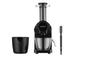 Ardesto auger juicer, 200W, bowl-0.6L, cake-0.7L, plastic/iron, black-silver
