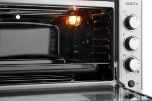 Electric oven ARDESTO, 48L, 1700W, mech., convection, double glass, rotisserie, grey