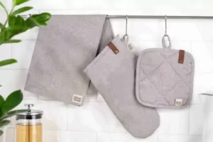 Ardesto Potholder Oliver, 20x20cm, 100% cotton, filling: batting, gray