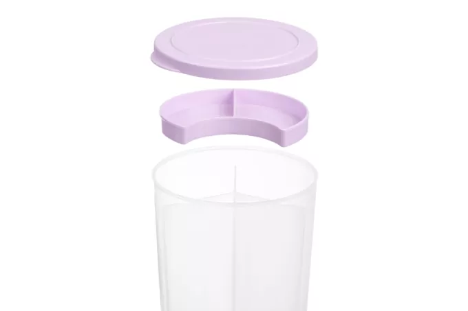 Food storage container 3 in 1 Ardesto Fresh, 3х0.75l, plastic, lilac