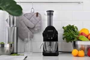 Ardesto auger juicer, 200W, bowl-0.6L, cake-0.7L, plastic/iron, black-silver