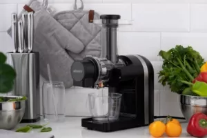 Ardesto auger juicer, 200W, bowl-0.6L, cake-0.7L, plastic/iron, black-silver