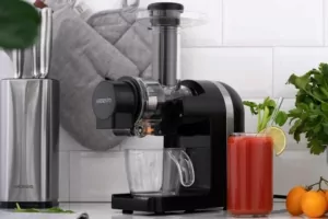 Ardesto auger juicer, 200W, bowl-0.6L, cake-0.7L, plastic/iron, black-silver