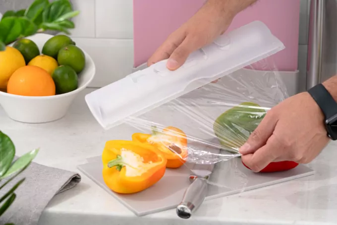 Ardesto Kitchen foil and film dispenser Fresh, 33.6х9х5.5cm, plastic, white