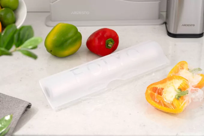 Ardesto Kitchen foil and film dispenser Fresh, 33.6х9х5.5cm, plastic, white