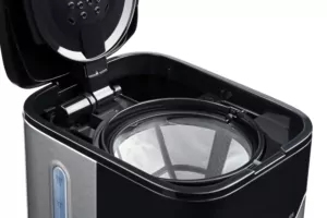 Кофеварка Ardesto капельная 1.5л, молотый, черно-серебристый