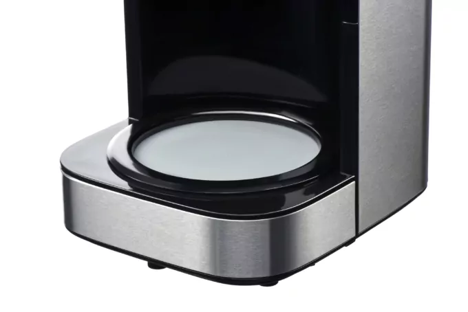 Кофеварка Ardesto капельная 1.5л, молотый, черно-серебристый