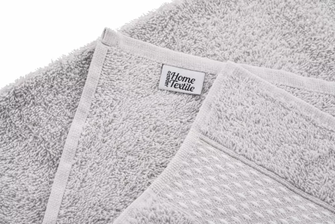 Ardesto Terry towel set Holiday, 50х90cm, 4pcs, 100% cotton, blue, silver