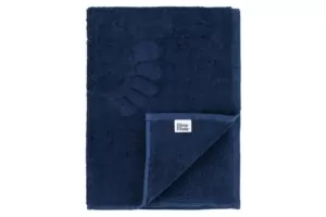 ArdestoTerry towel for feet Benefit, 50х70cm, 100% cotton, dark blue