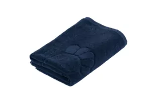 ArdestoTerry towel for feet Benefit, 50х70cm, 100% cotton, dark blue