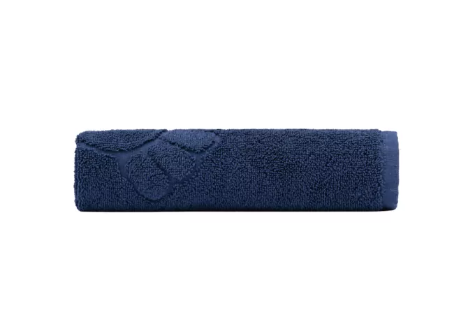 ArdestoTerry towel for feet Benefit, 50х70cm, 100% cotton, dark blue