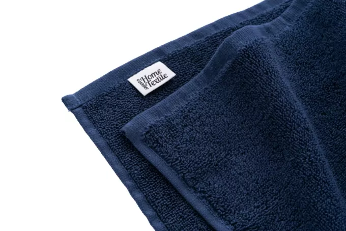 ArdestoTerry towel for feet Benefit, 50х70cm, 100% cotton, dark blue